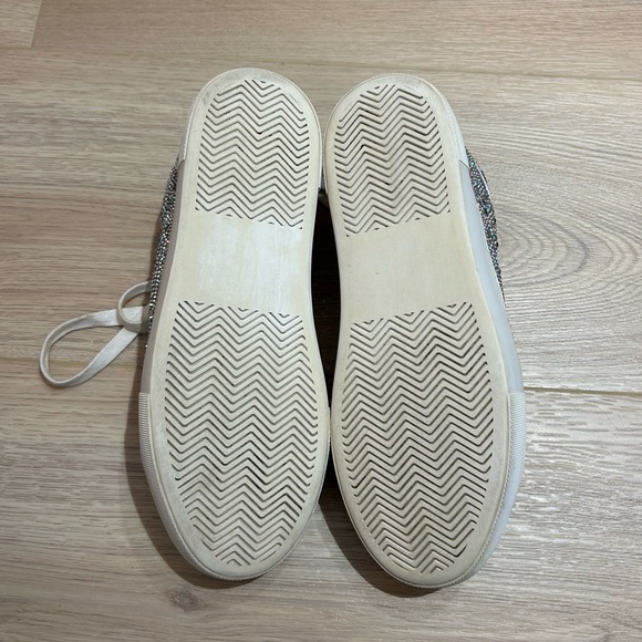 Betsey Johnson Suton Silver Rhinestone Sneakers Women’s Size 9 - Picture 8 of 8